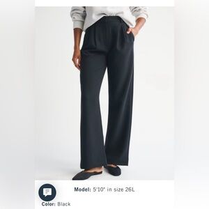 Abercrombie & Fitch Curve Love Black Trouser pants 30